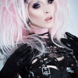 Razor Candi in 'Razor Candi' Gorgeous Pink Candy Goth Babe in Torn Fishnets (Thumbnail 6)