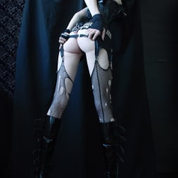 Razor Candi in 'Razor Candi' Gothic Dreamgirl Razor Candi in Black Leather (Thumbnail 3)