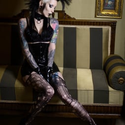 Razor Candi in 'Razor Candi' Kinky Tattooed Deathrock Goth Babe Double Dildos (Thumbnail 2)
