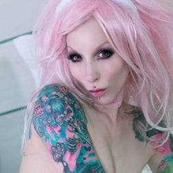 Razor Candi in 'Razor Candi' Tattooed Gothic Bunny Babe with Pink Toy (Thumbnail 2)